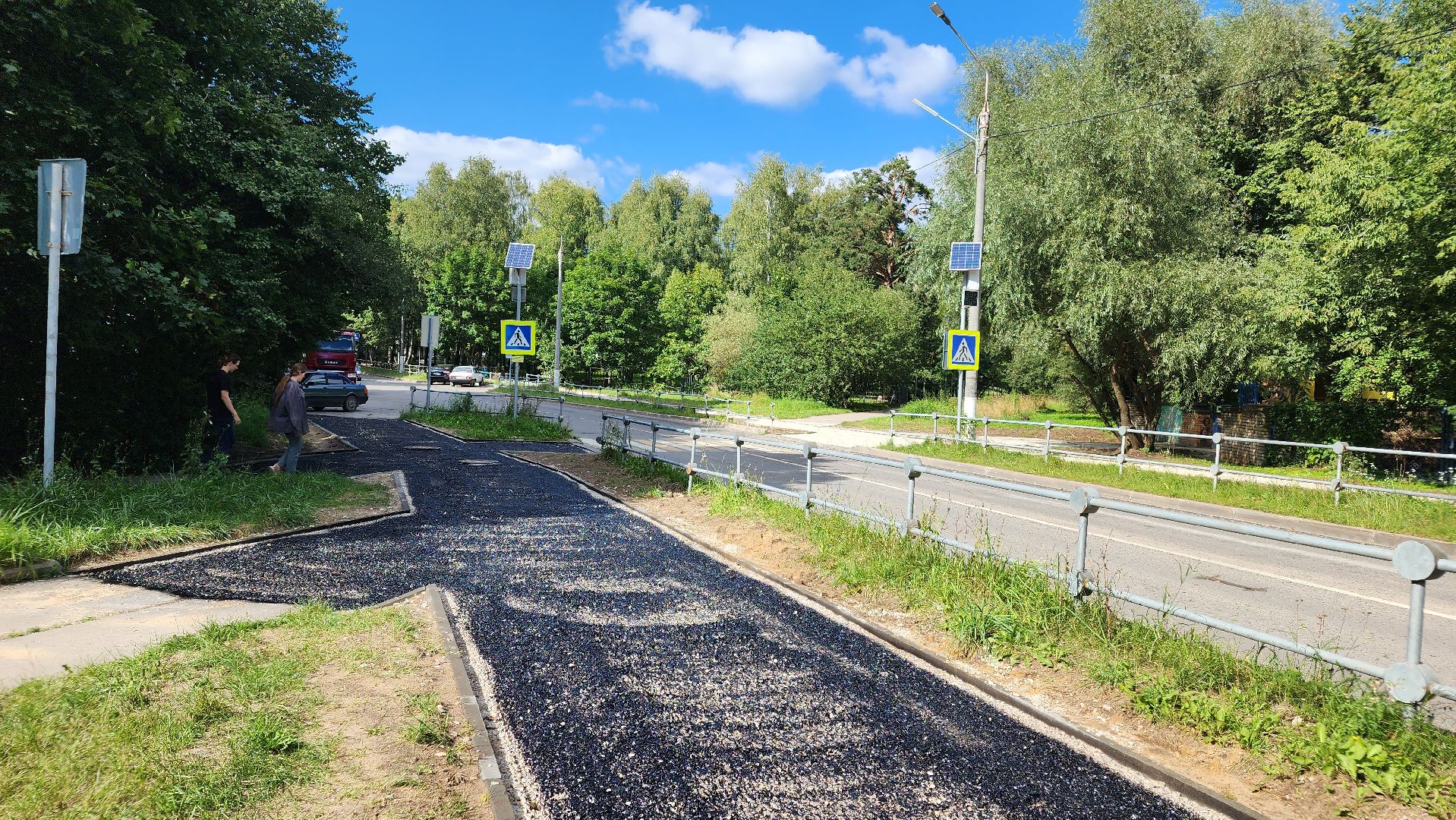 пешеходная дорога, Протвино, благоустройства, Лесной бульвар, тротуар