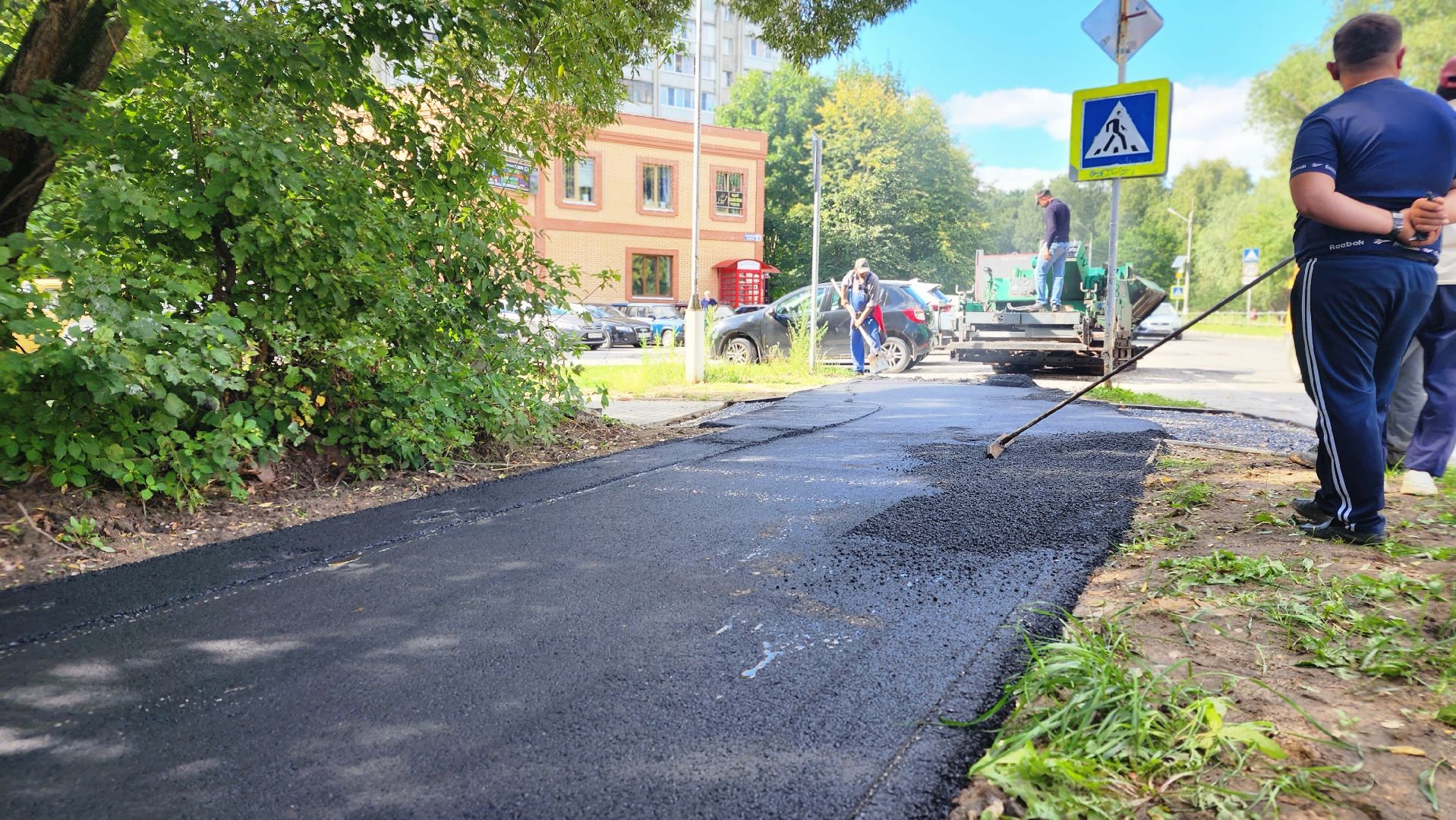пешеходная дорога, Протвино, благоустройства, Лесной бульвар, тротуар