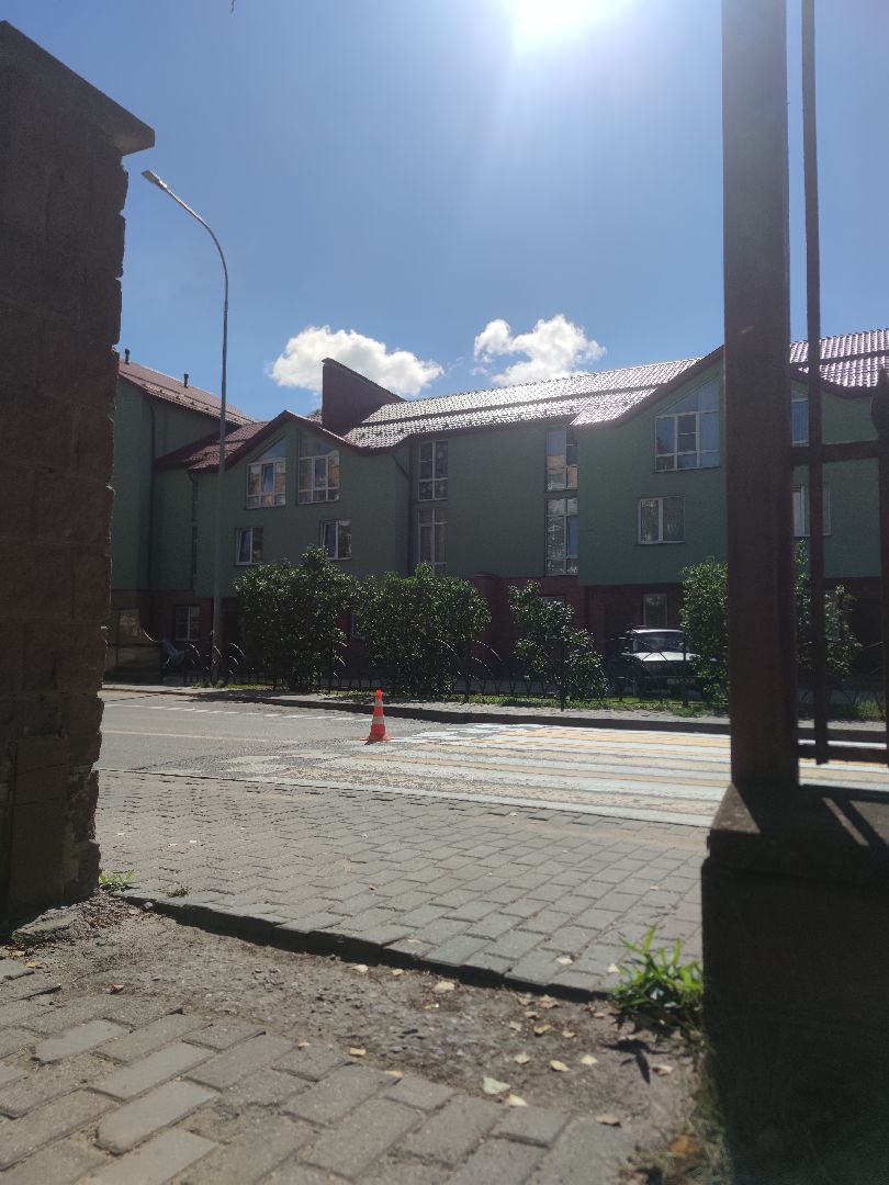 Дороги, разметка, пешеходный переход, Дубна