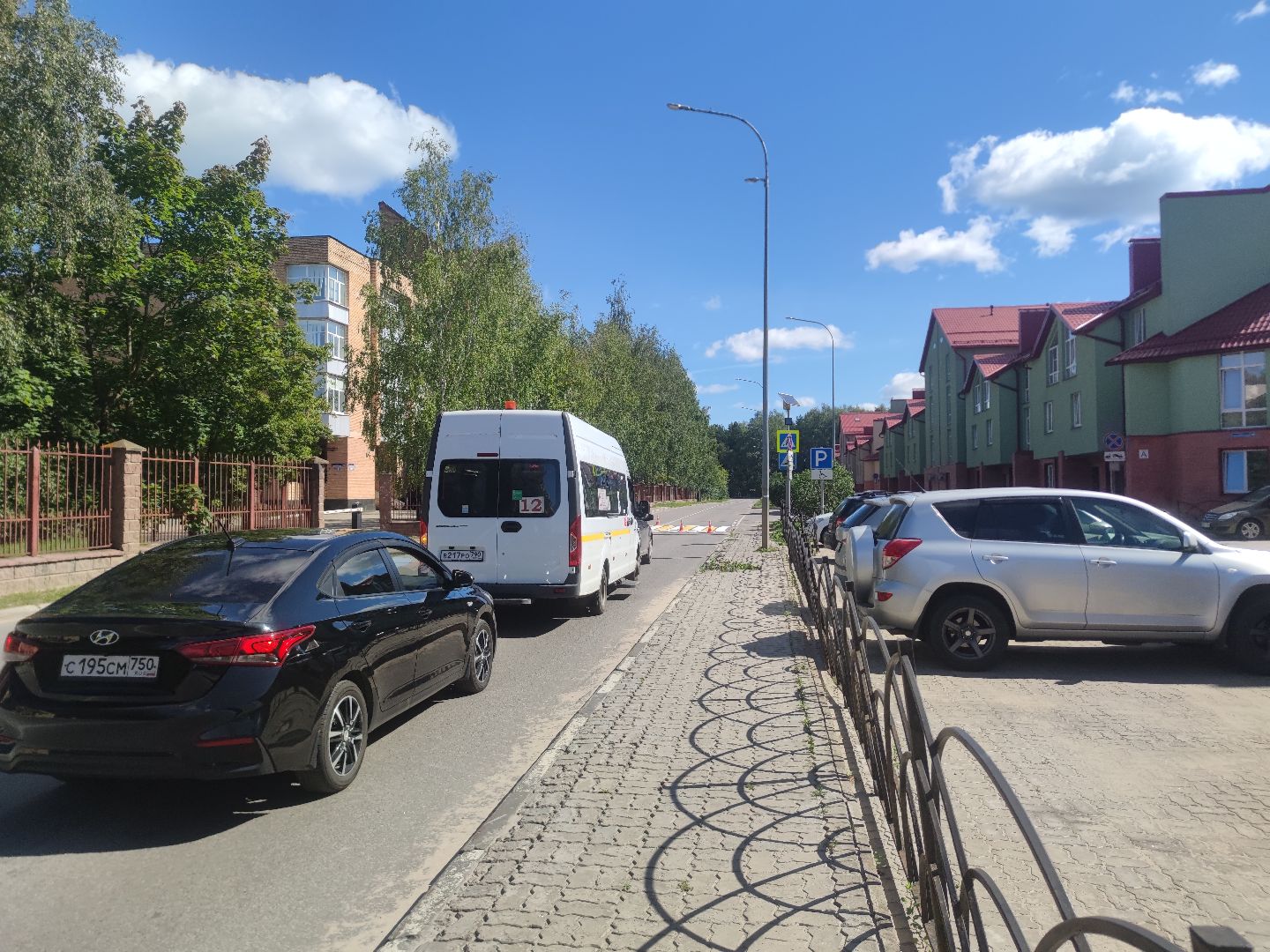 Дороги, разметка, пешеходный переход, Дубна