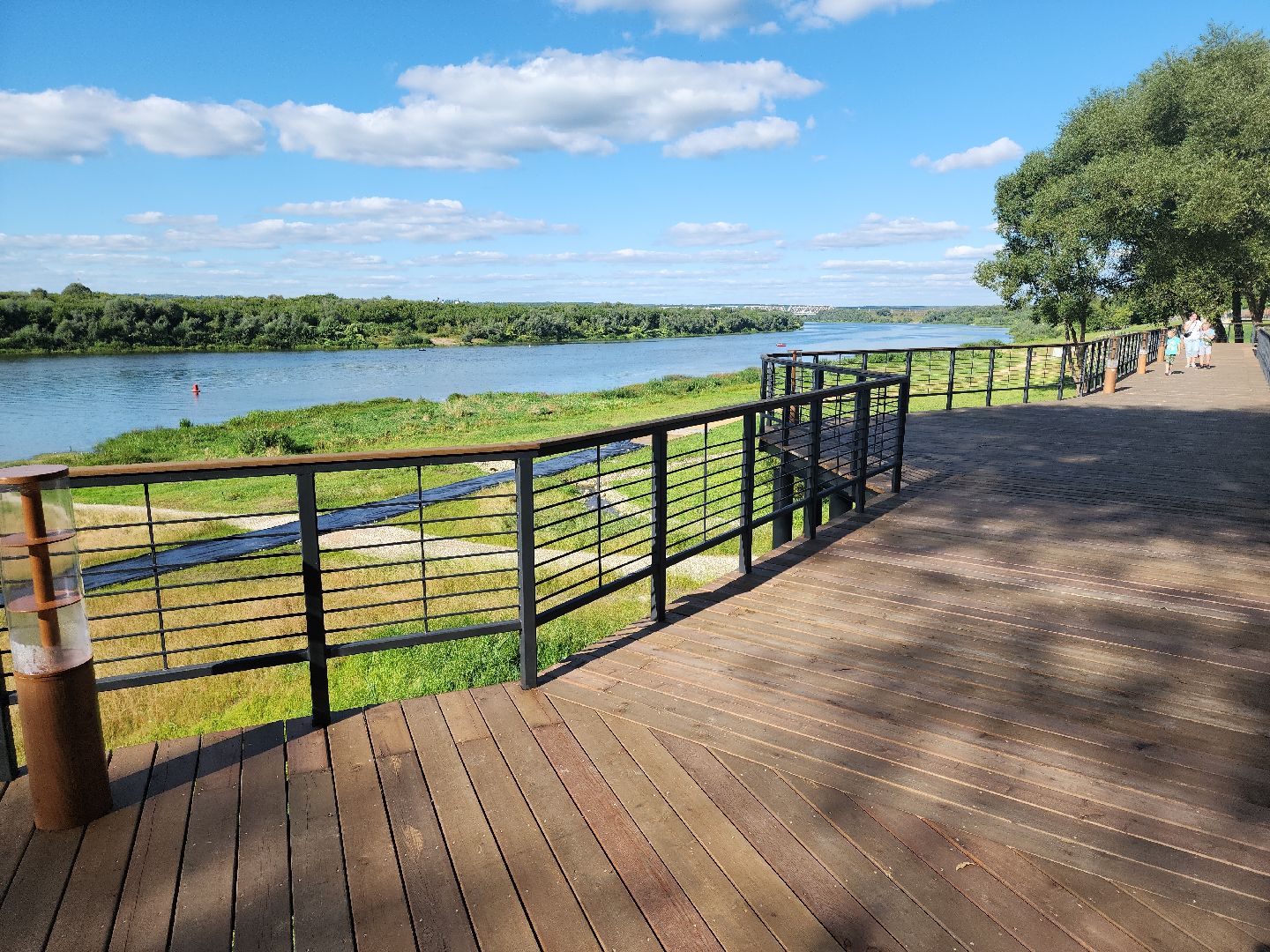 Кашира, набережная, благоустройство, детская площадка, освещение