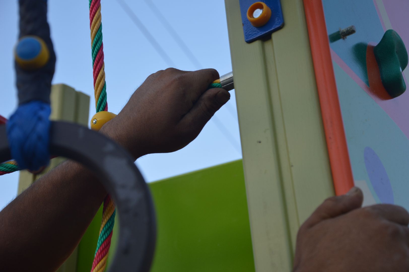 Шатура, новая игровая площадка, атракцион