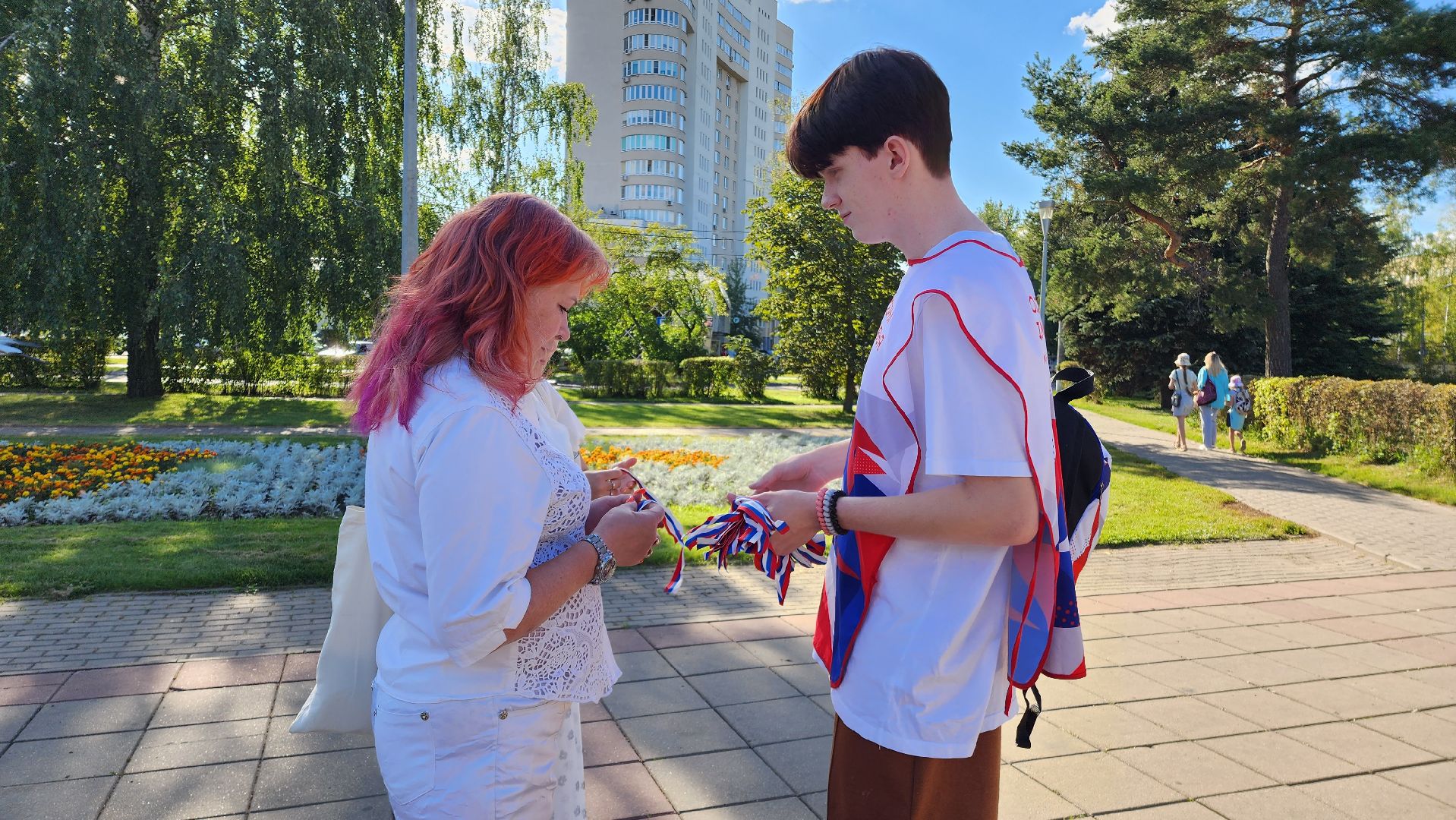 день флага, волонтеры подмосковья,