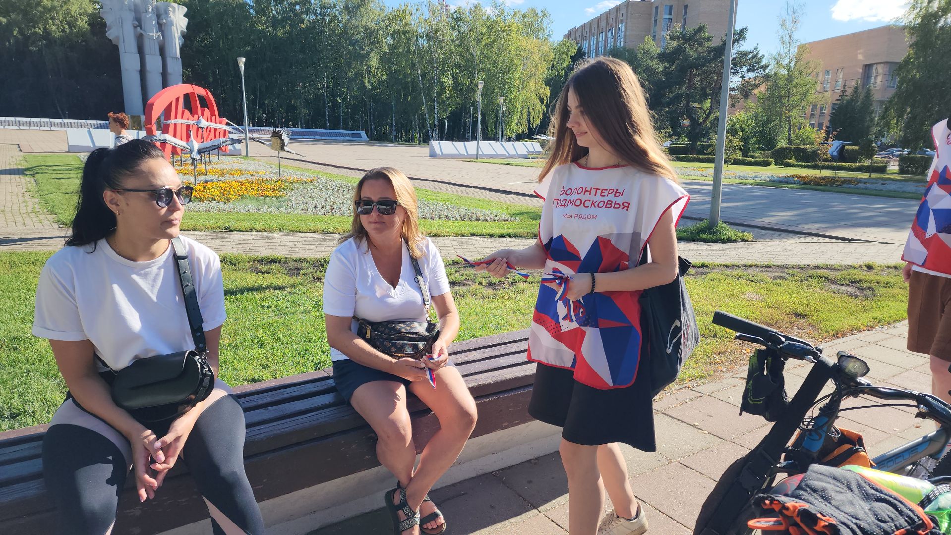 день флага, волонтеры подмосковья,