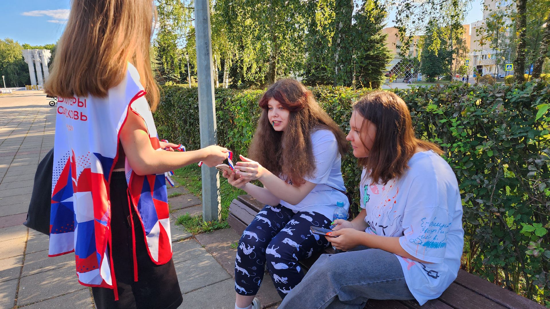 день флага, волонтеры подмосковья,