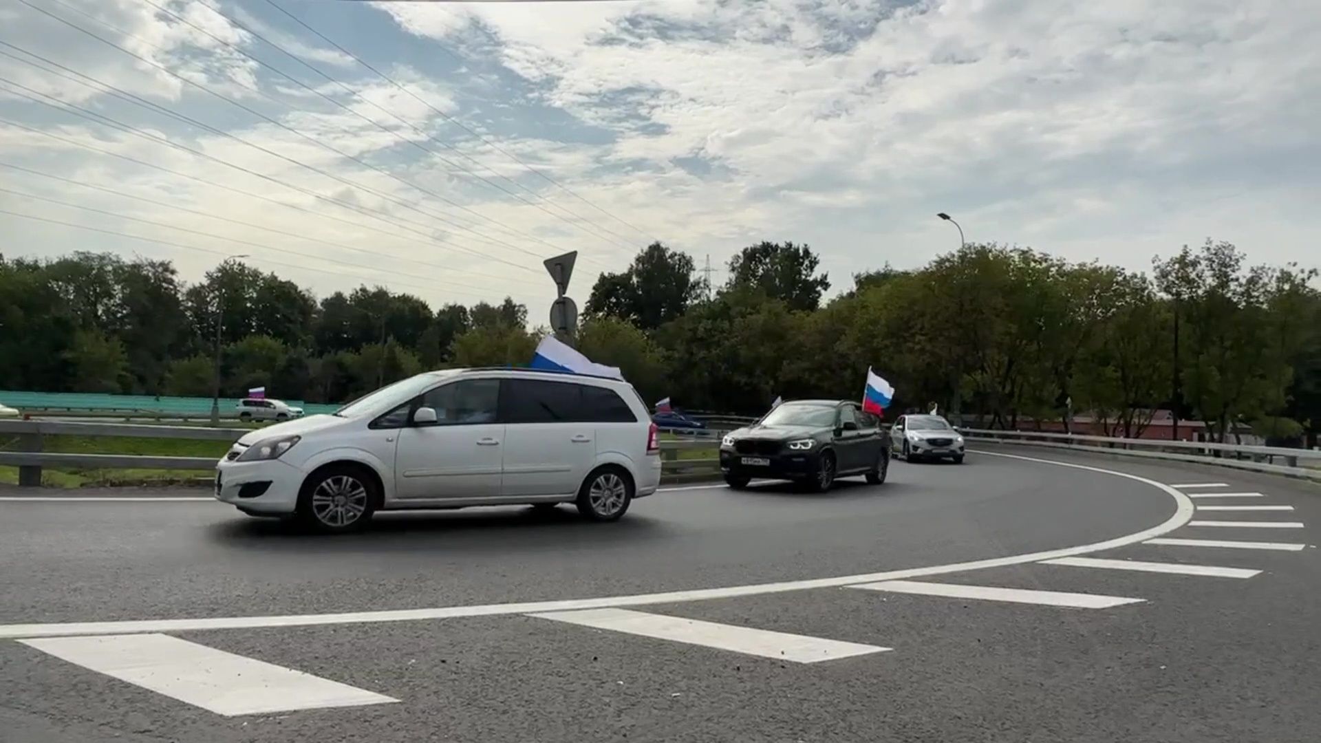 Реутов, День флага, символ, флаг, автопробег