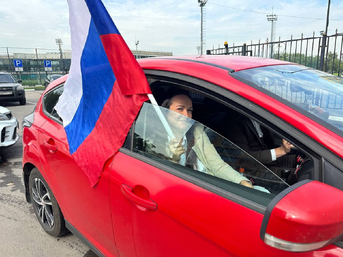 Реутов, День флага, символ, флаг, автопробег