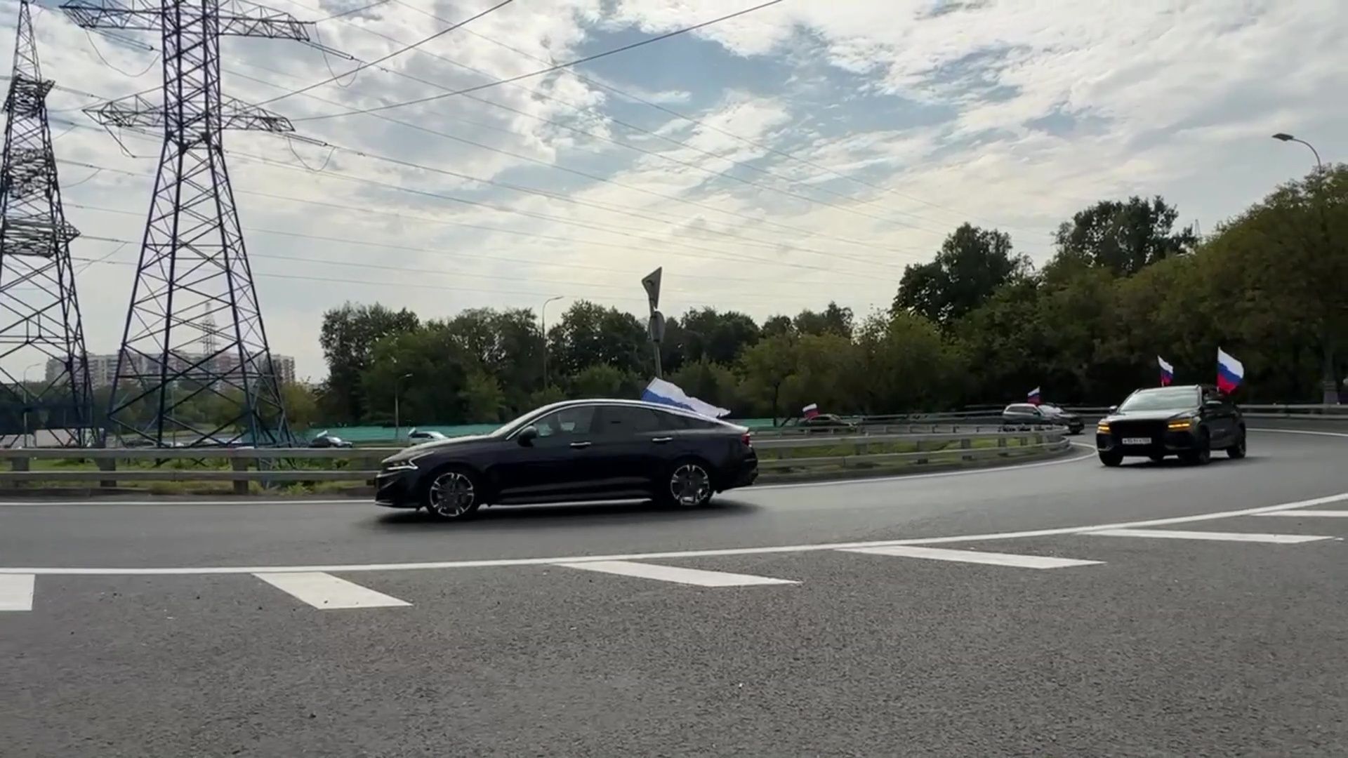 Реутов, День флага, символ, флаг, автопробег