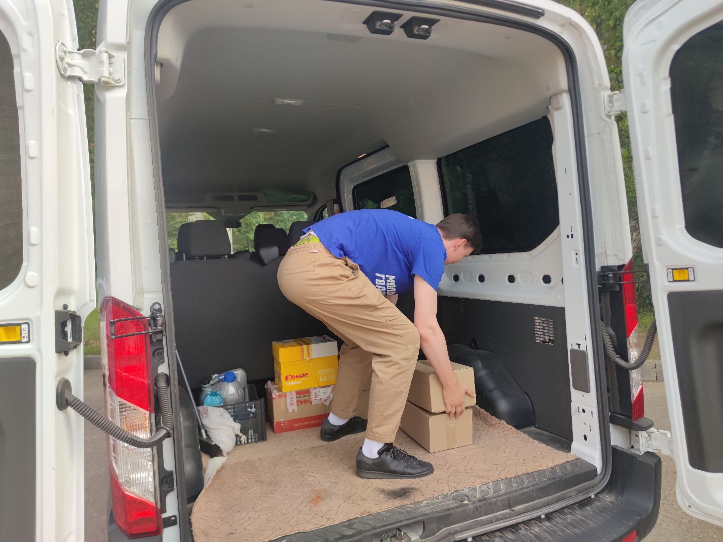 гуманитарная помощь, сбор помощи, Дубна