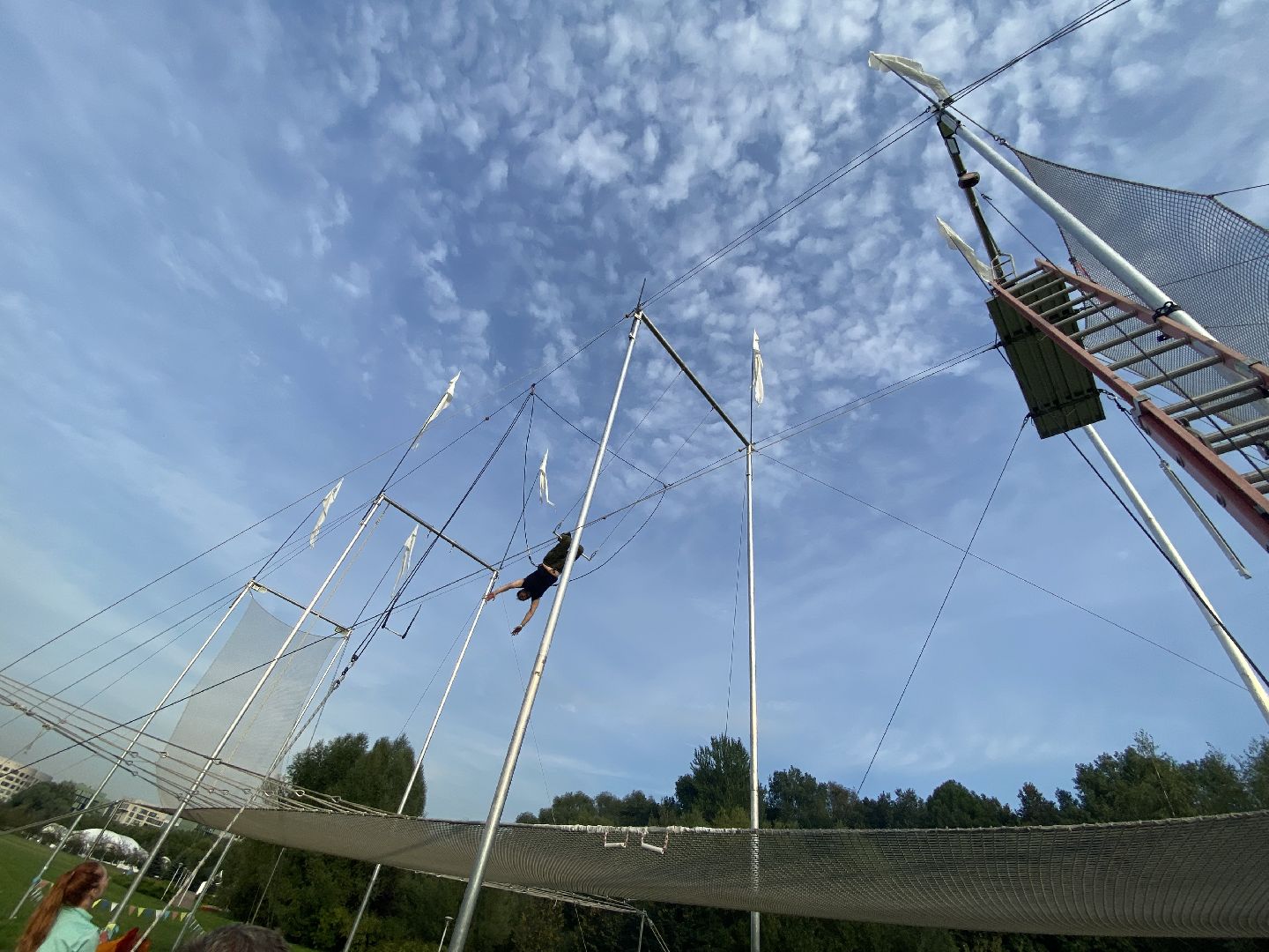 Одинцово, Сколково, спорт, трапеция, трюк, трюкач, акробат, гимнаст, каскадёр, испытано на себе, журналист - акробат