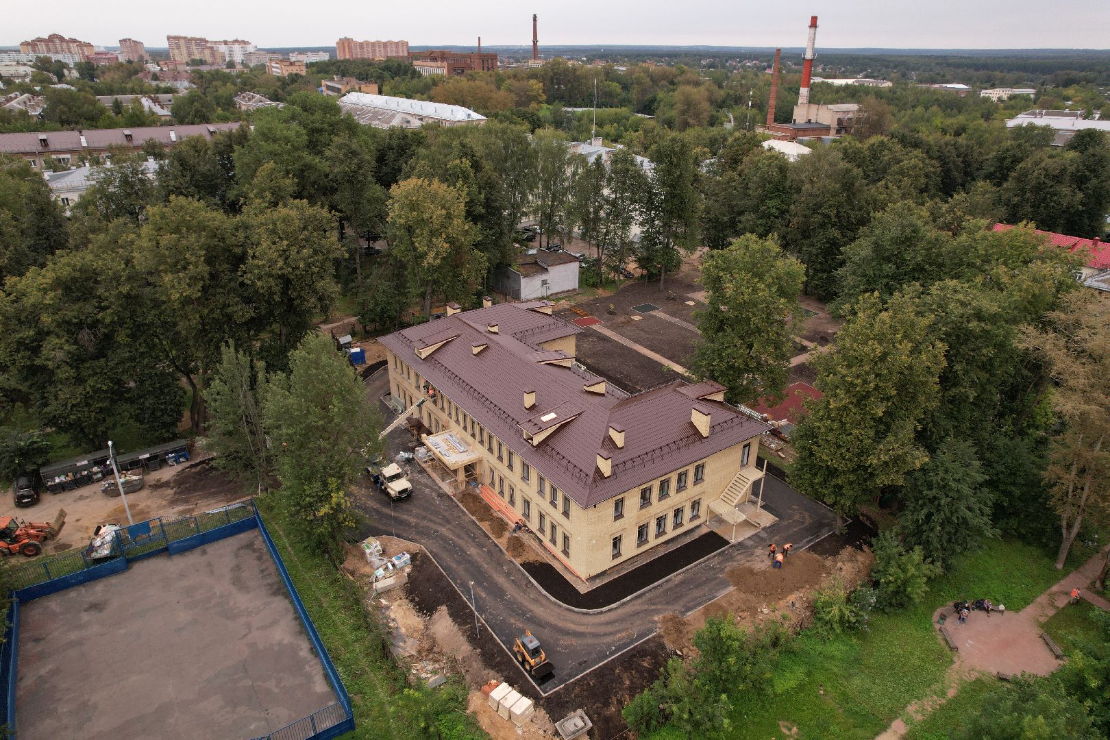 садик, образование,видео с коптера,