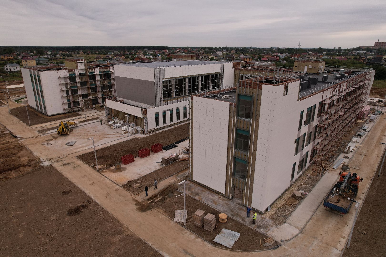 школа, садик,видео с коптера,