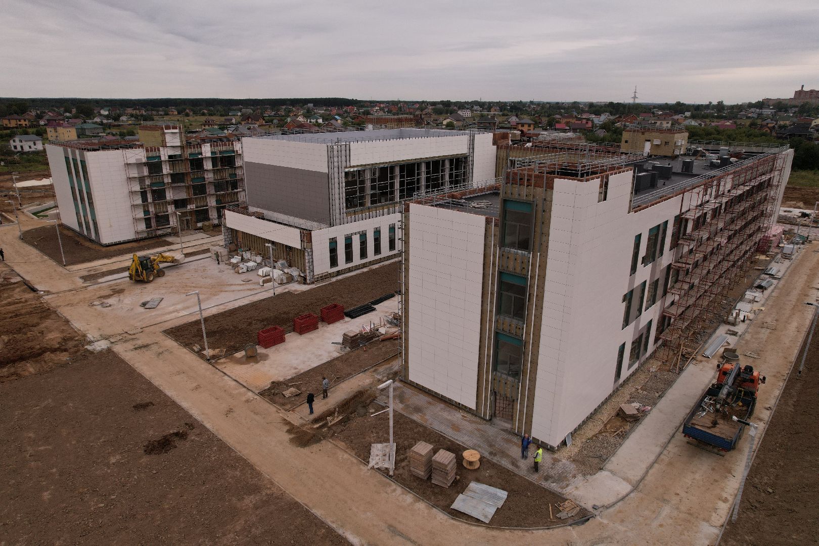 школа, садик,видео с коптера,