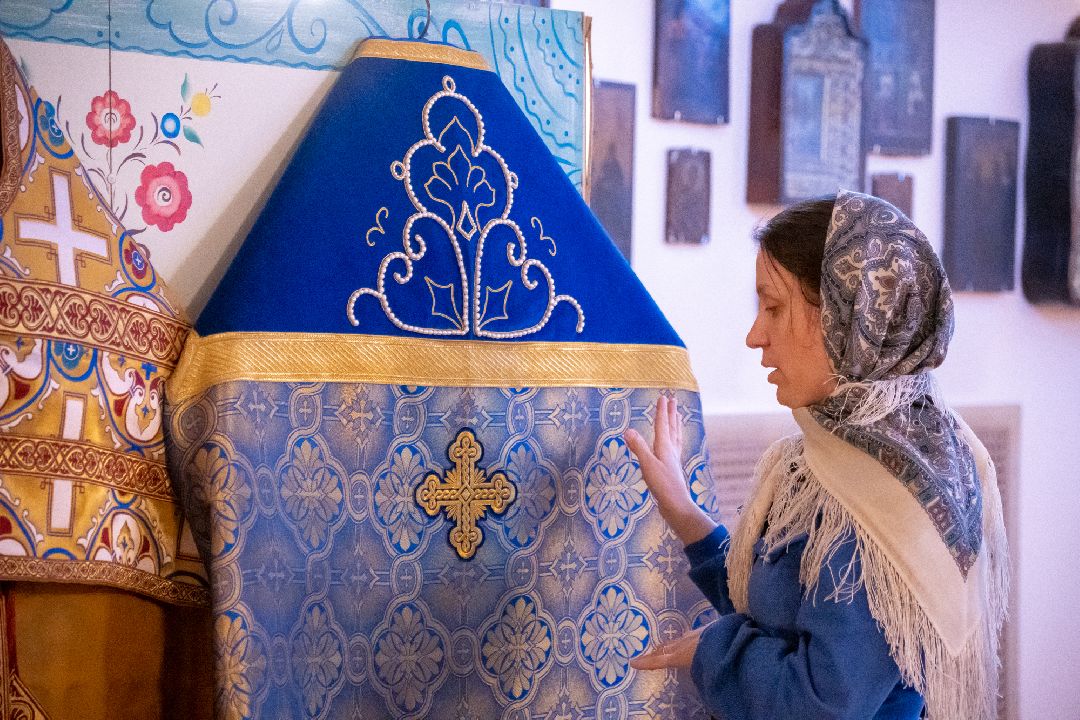 золотошвейка, Ликино-Дулево, женщина, Орехово-Зуево, благочиние, церковь, Орехово-Зуевский округ, швея