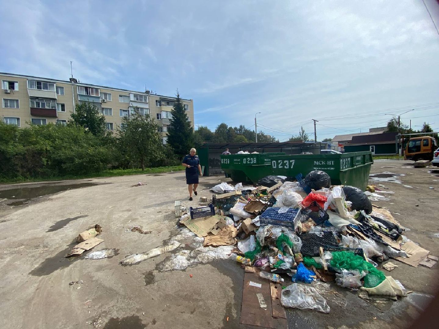 Чехов, ГУСТ, штраф, предприниматель, мусор, рейд