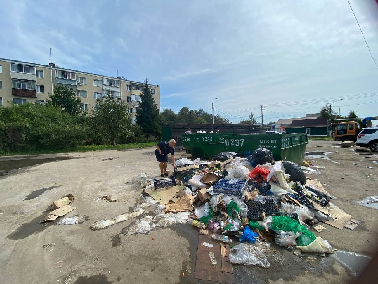 Чехов, ГУСТ, штраф, предприниматель, мусор, рейд