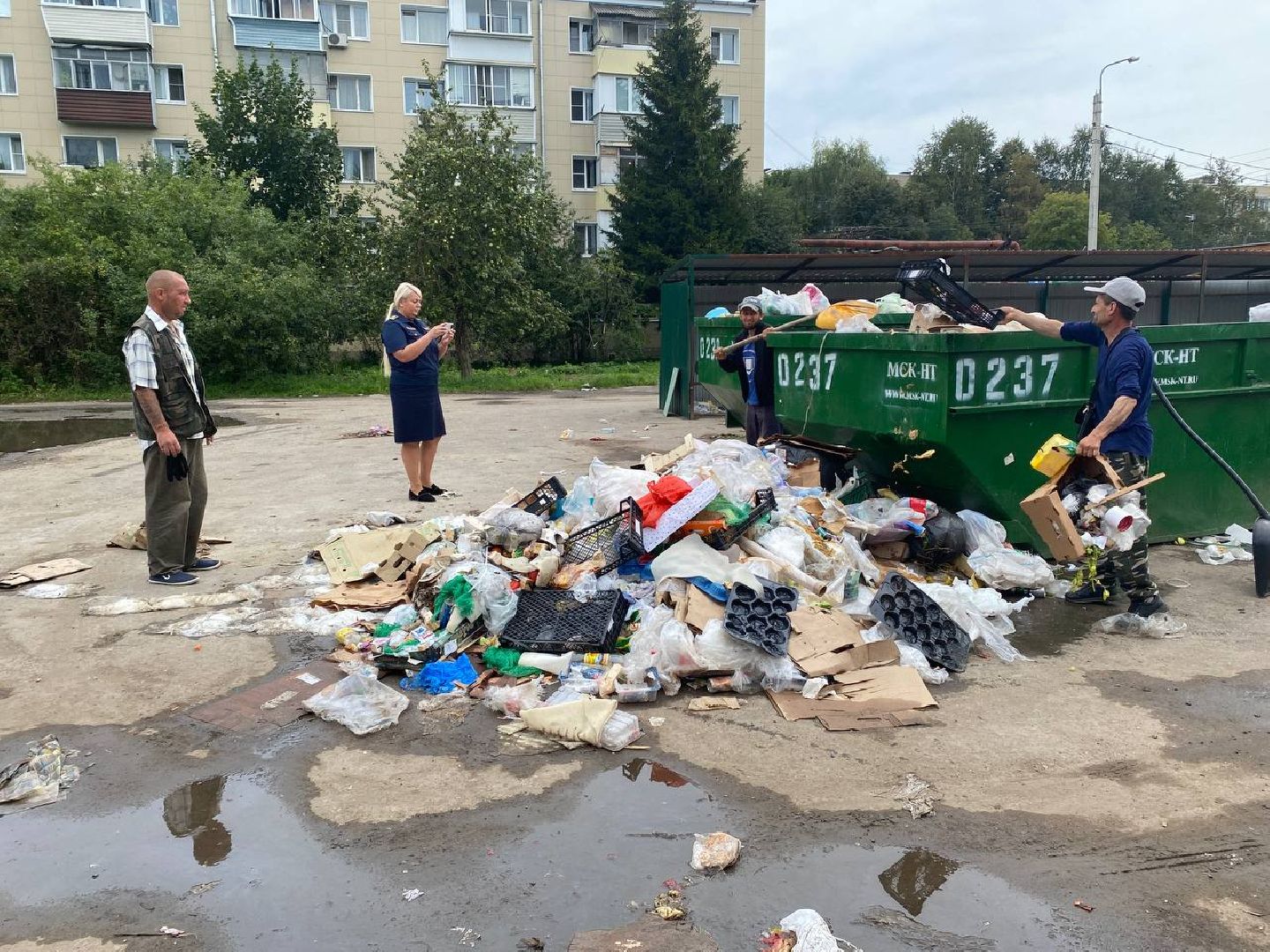 Чехов, ГУСТ, штраф, предприниматель, мусор, рейд