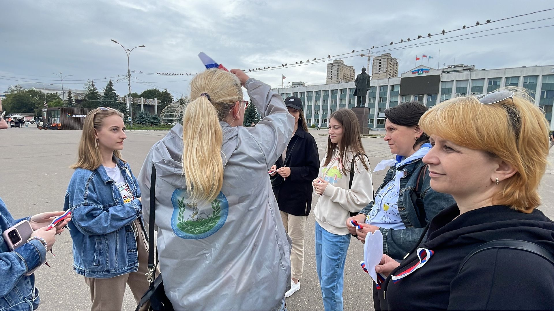 Одинцово, флаг, акция, общественная организация, мамина помощь, день флага, флаг, акция, сувенир, подарок, воспитание,