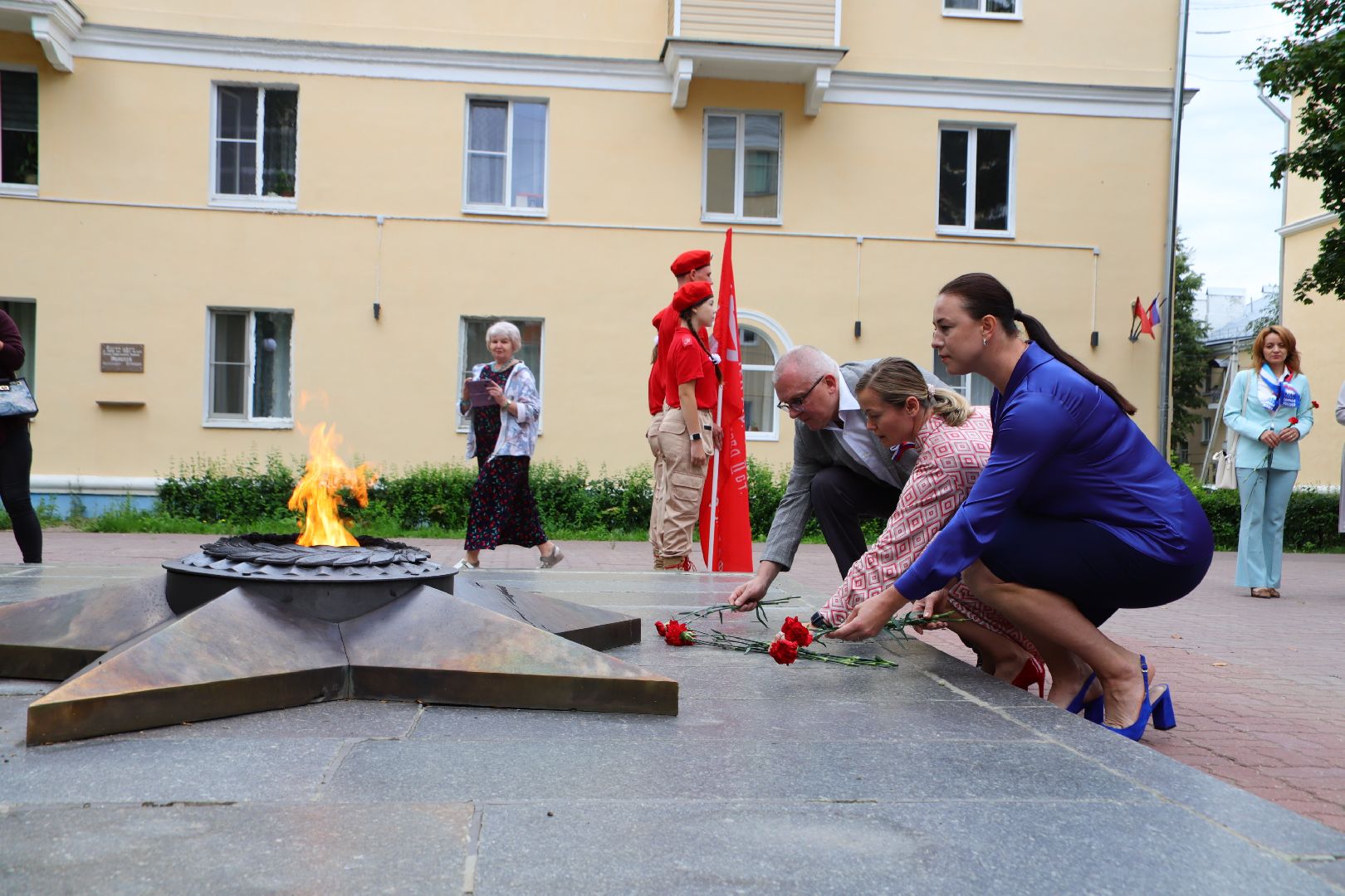 день флага, воскресенск, автомобили, автопробег