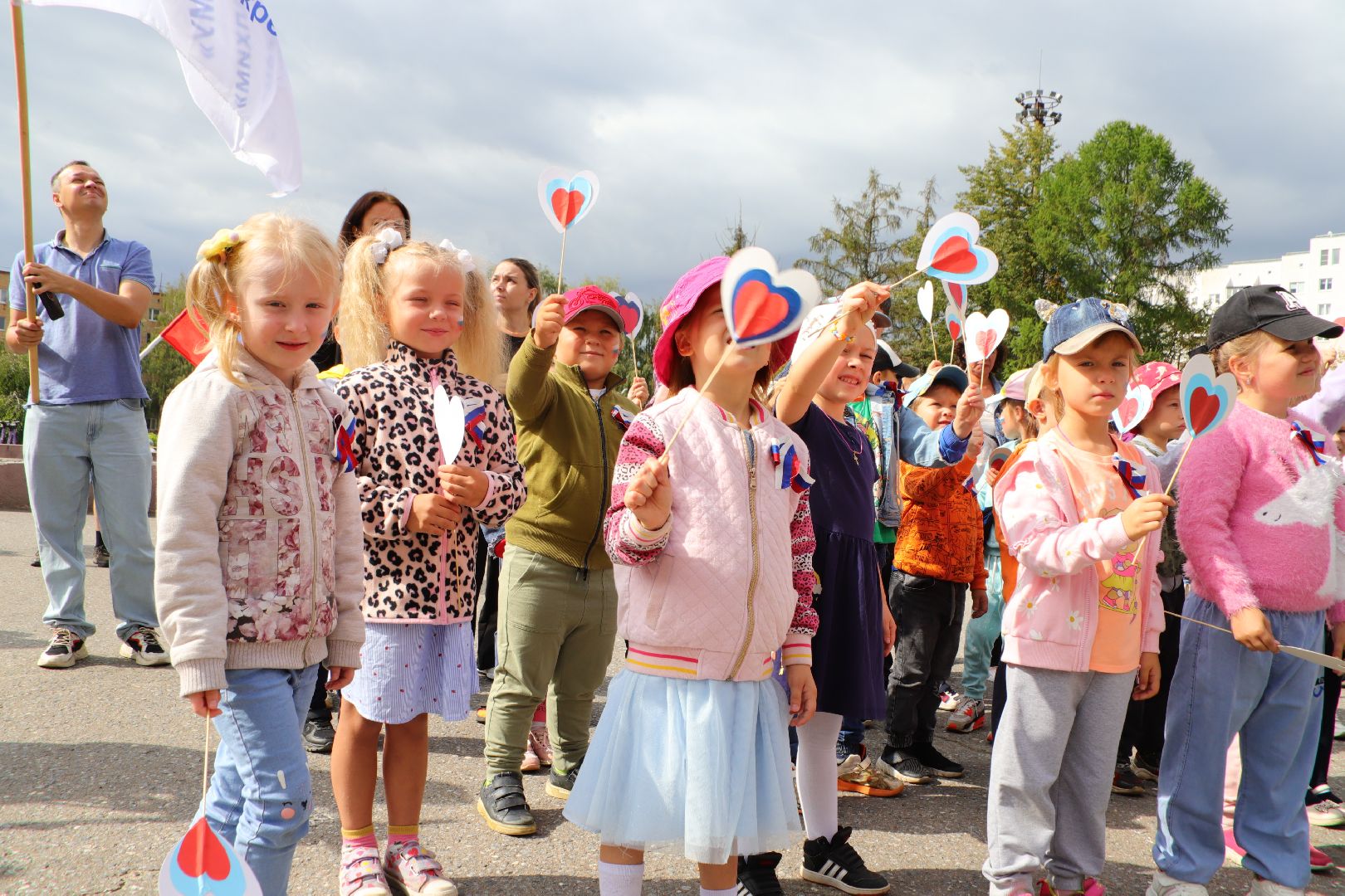 день флага, воскресенск, автомобили, автопробег