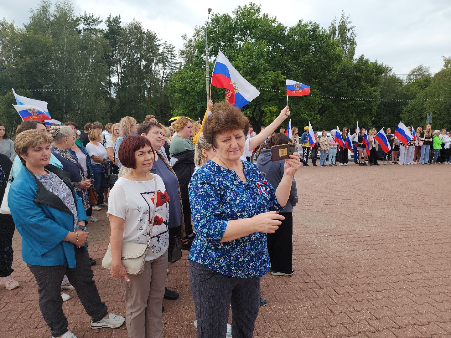 Кашира, День государственного флага России, Россия, флаг, праздник