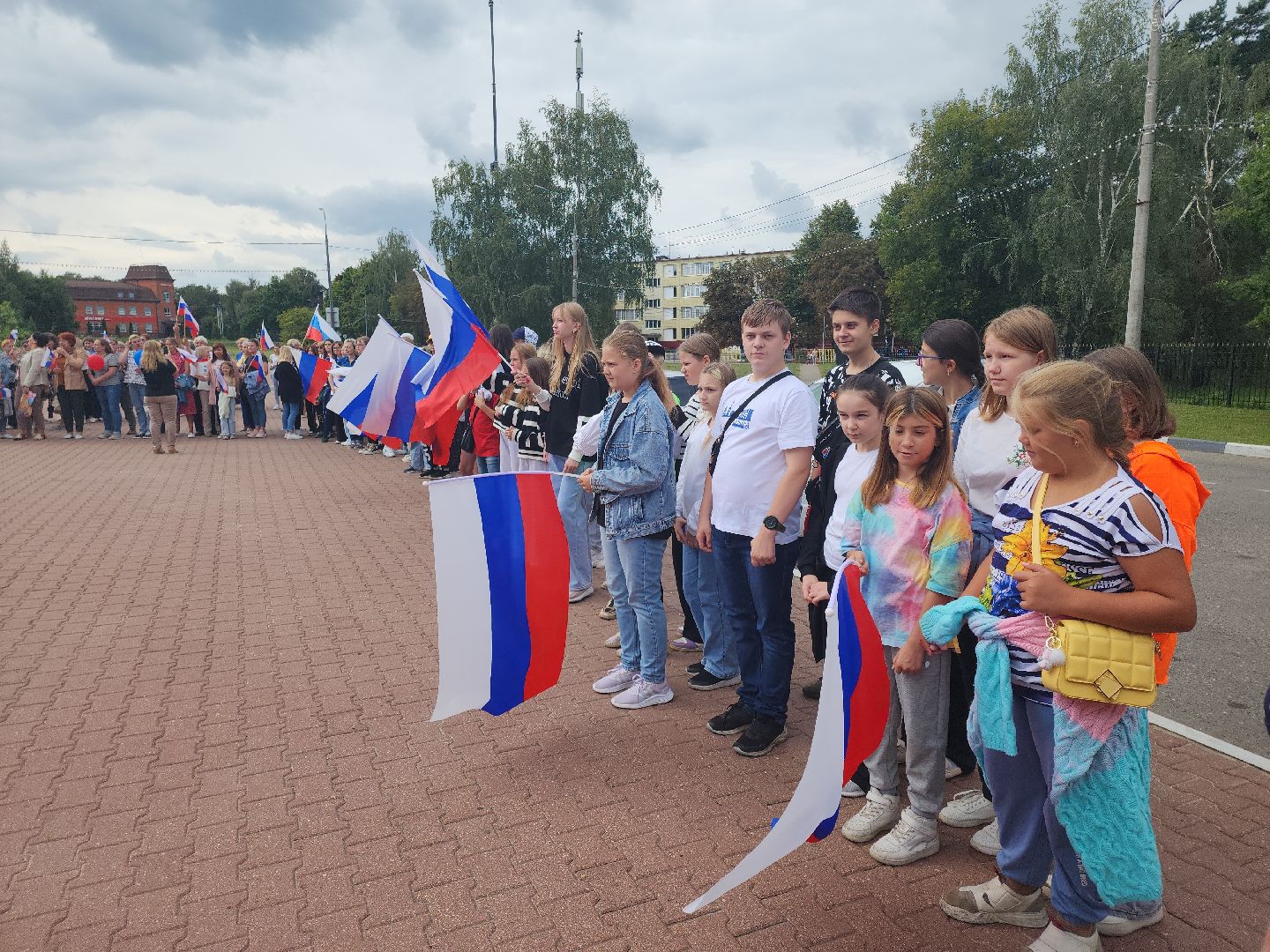 Кашира, День государственного флага России, Россия, флаг, праздник