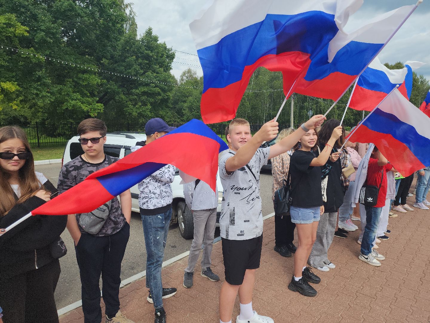 Кашира, День государственного флага России, Россия, флаг, праздник