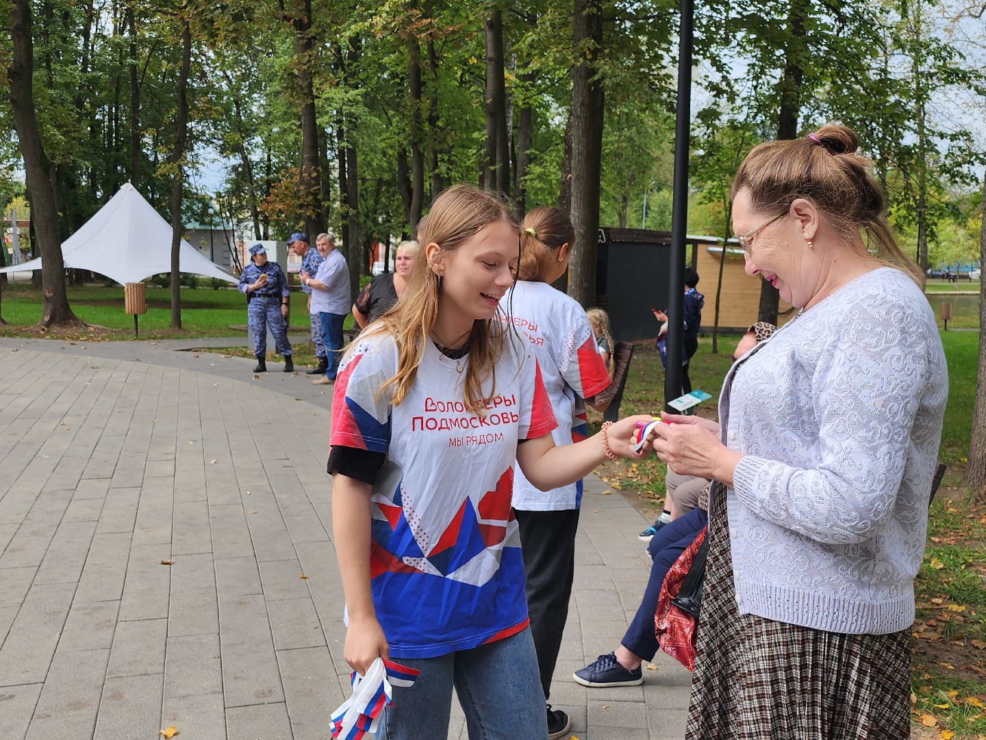 Серпухов, Подмосковье, День флага, парк, МГЕР, волонтеры, концерт