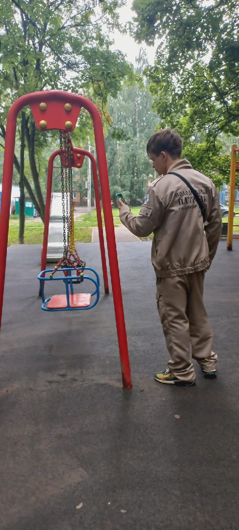 Долгопрудный, детские площадки, ремонт, Молодежный патруль