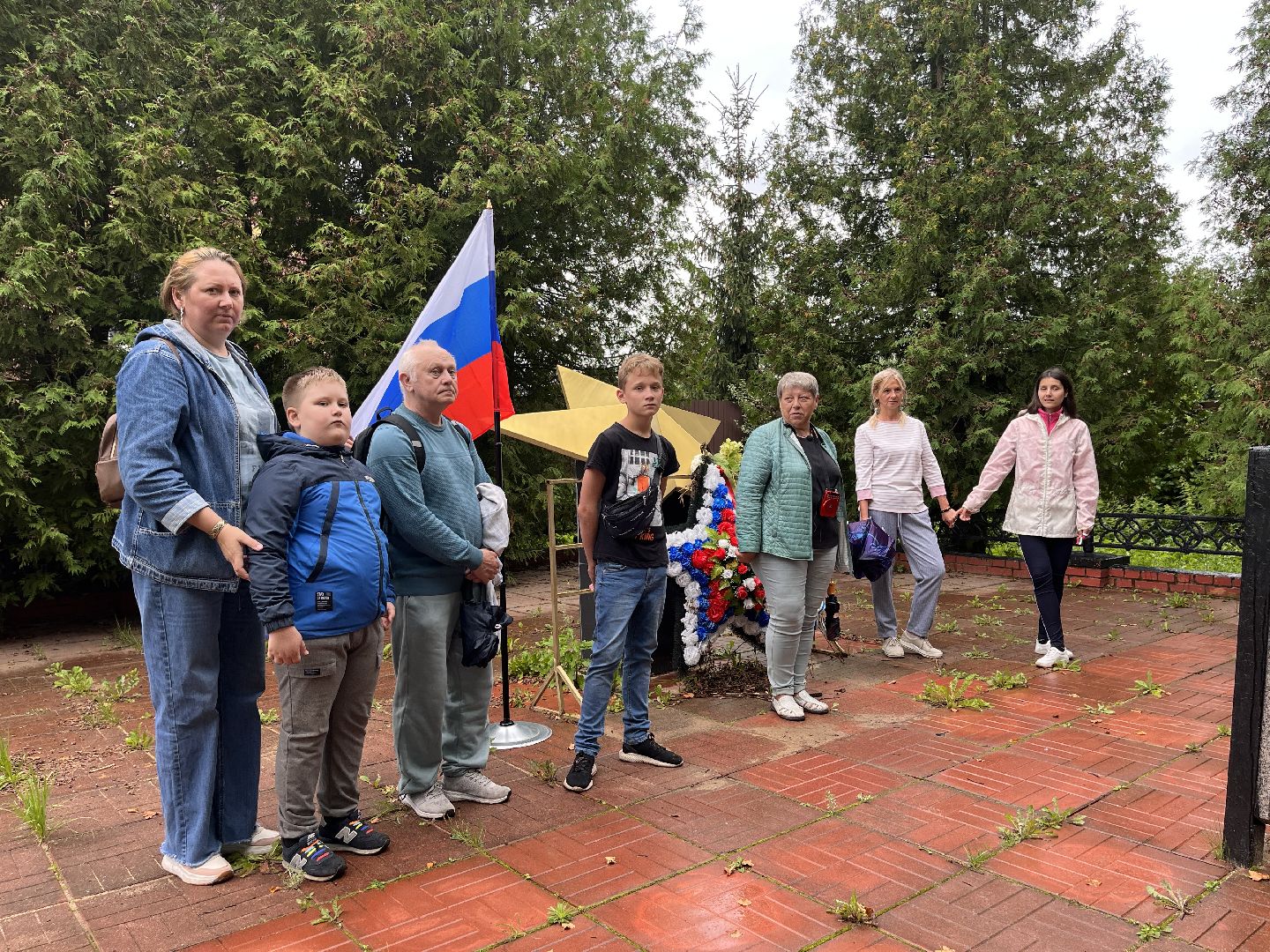 Шаховская, день российского флага, акция