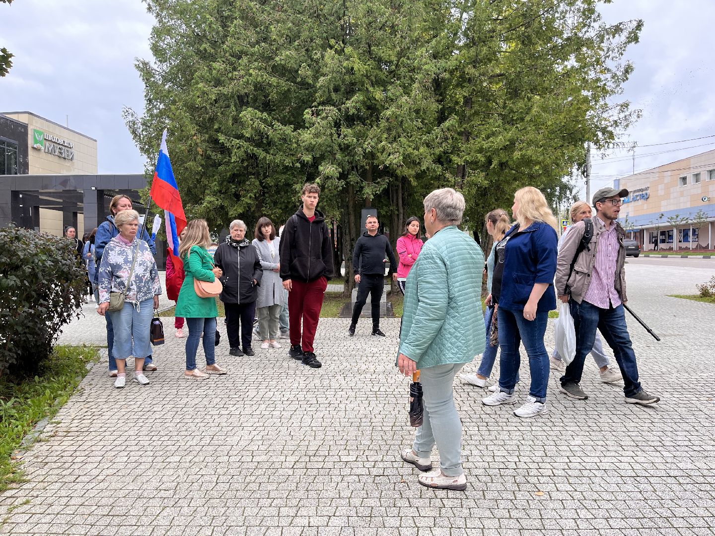 Шаховская, день российского флага, акция