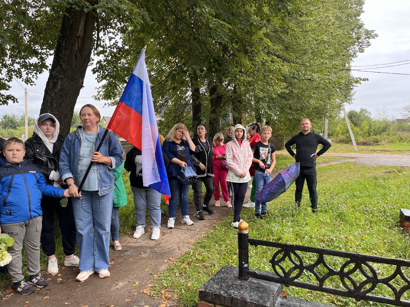 Шаховская, день российского флага, акция