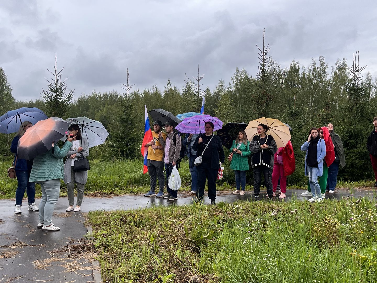 Шаховская, день российского флага, акция