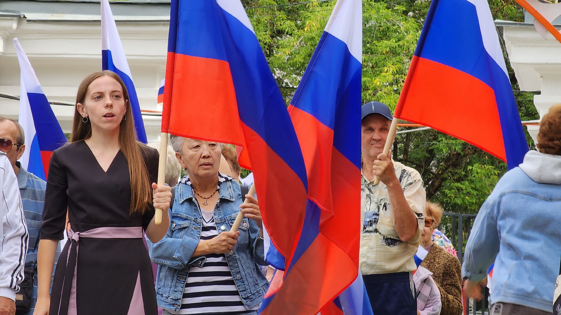 Егорьевск,флаг, парк, патриотизм, пегас