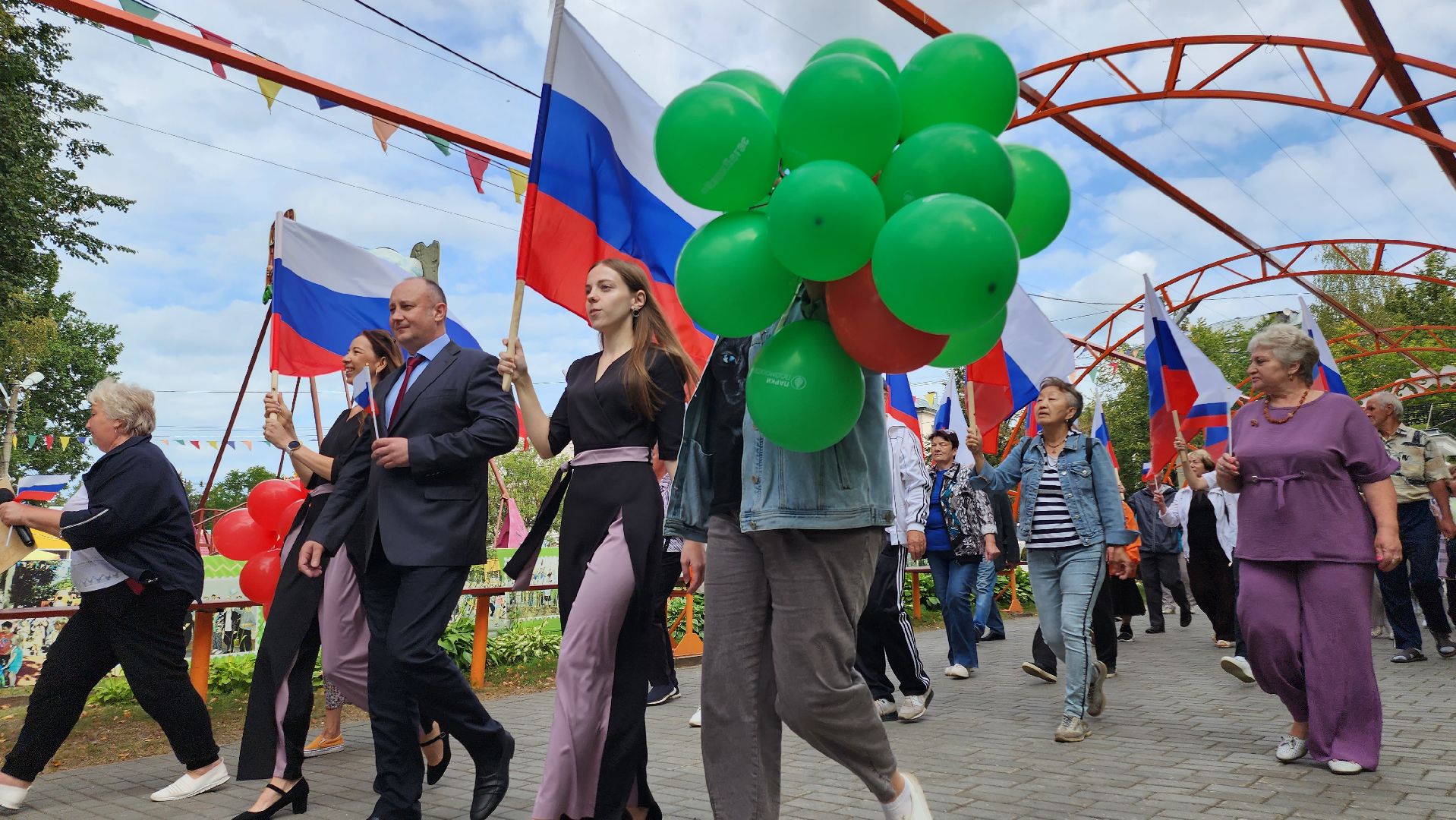 Егорьевск,флаг, парк, патриотизм, пегас