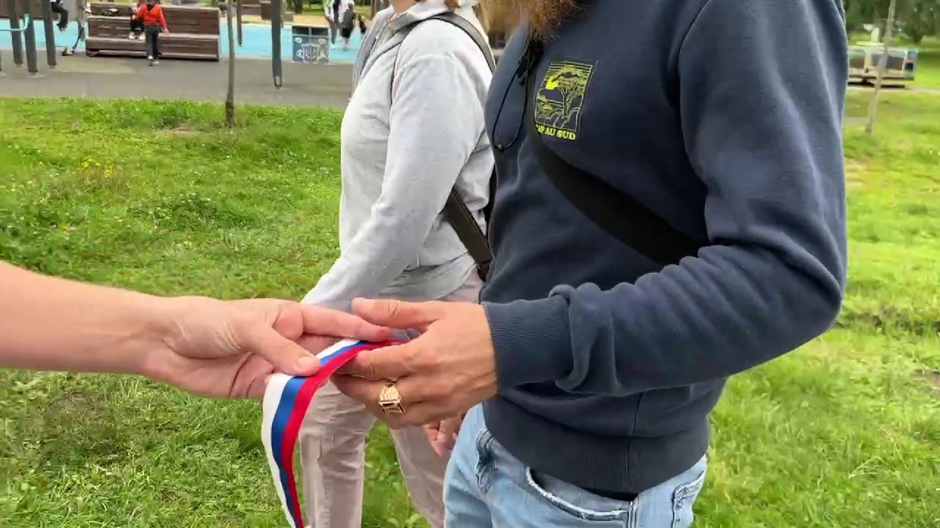 Реутов, День флага, триколор, ленты