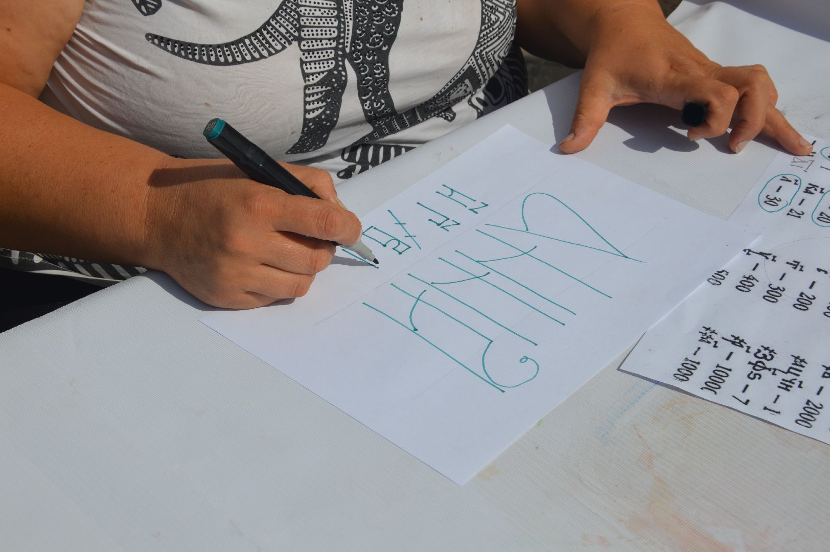 Шатура, День флага, парк, флешмоб, триколор