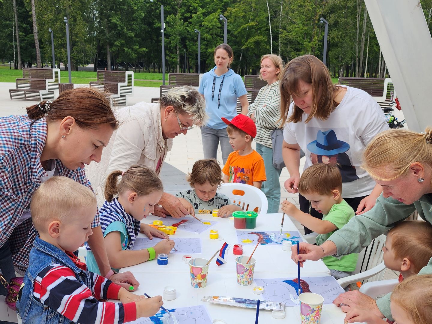 ивантеевка, день государственного флага россии, дети, мастер-класс,