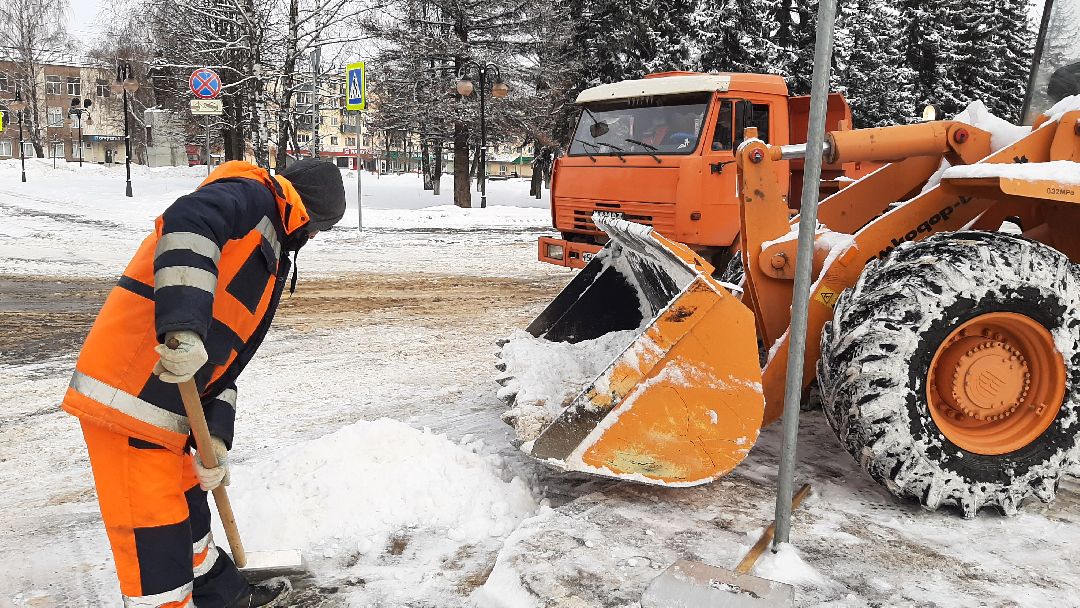снег, ЖКХ, Серпухов