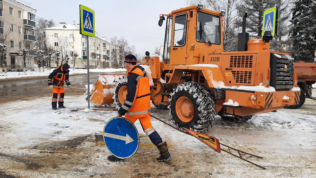 снег, ЖКХ, Серпухов