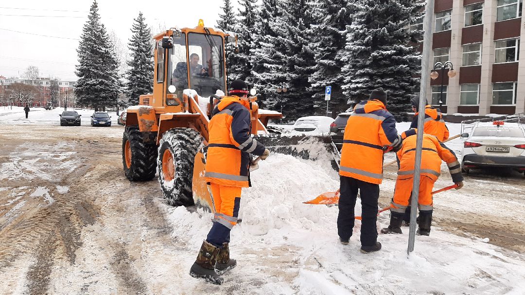 снег, ЖКХ, Серпухов