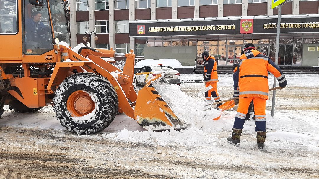 снег, ЖКХ, Серпухов