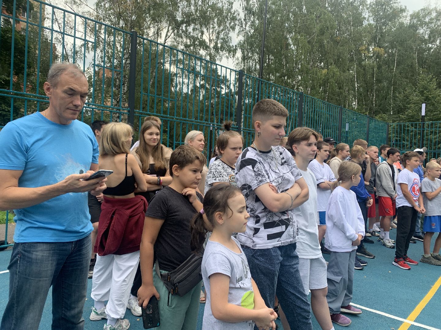 Балашиха, Подмосковье, благоустройство, берёзовая роща, сквер, день флага России, спортплощадка