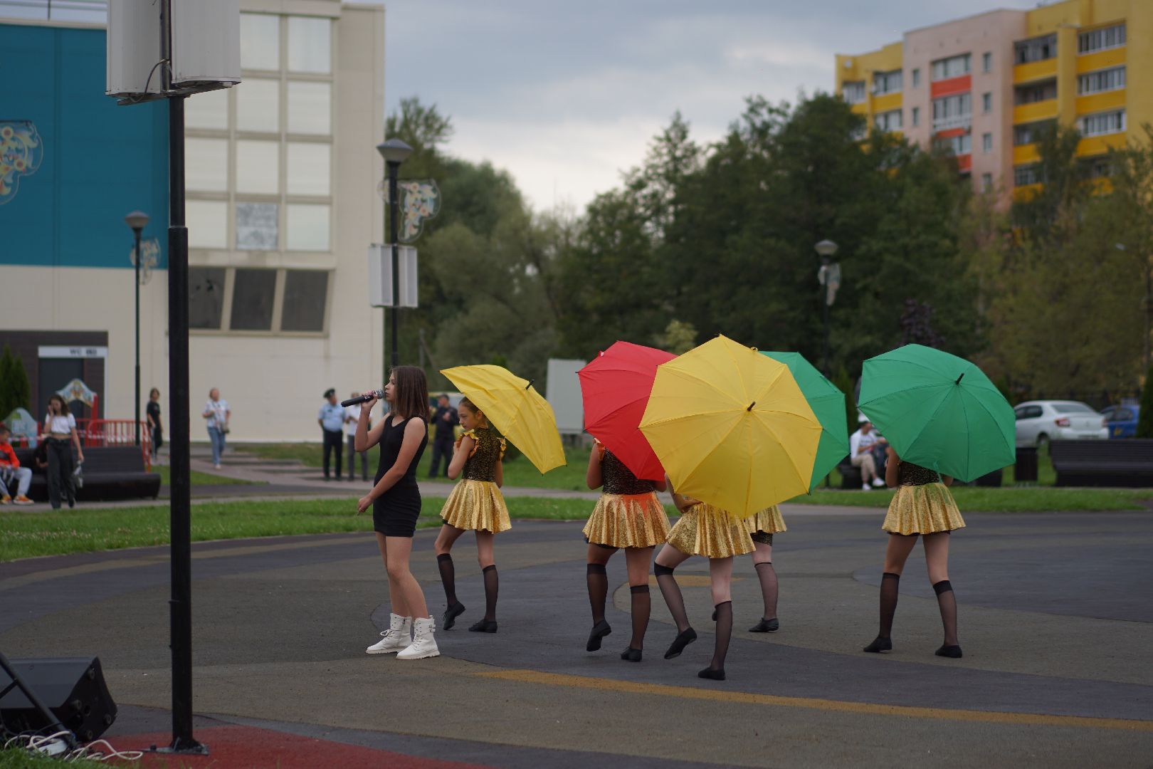 Егорьевск, парк, дети, день флага россии, природа, культура, подмосковье,