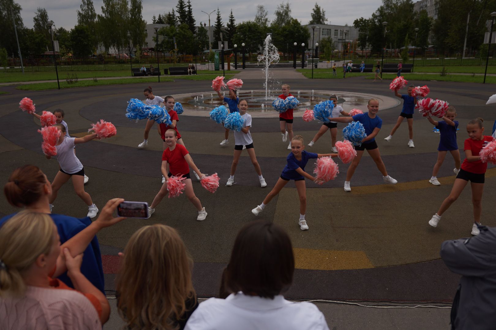 Егорьевск, парк, дети, день флага россии, природа, культура, подмосковье,