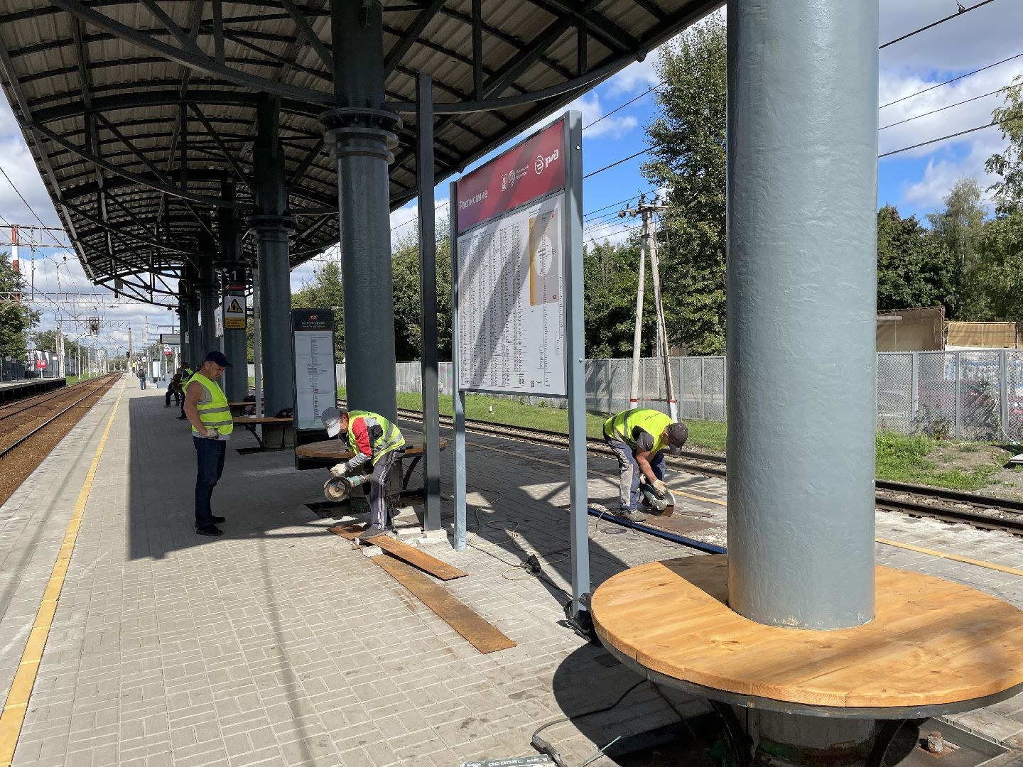 МЦД, станция, Люберцы, благоустройство