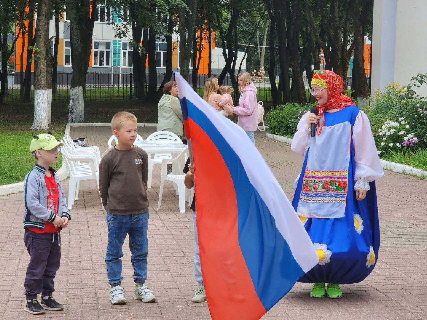 Красноармейск, Пушкинский, день флага, связь поколений