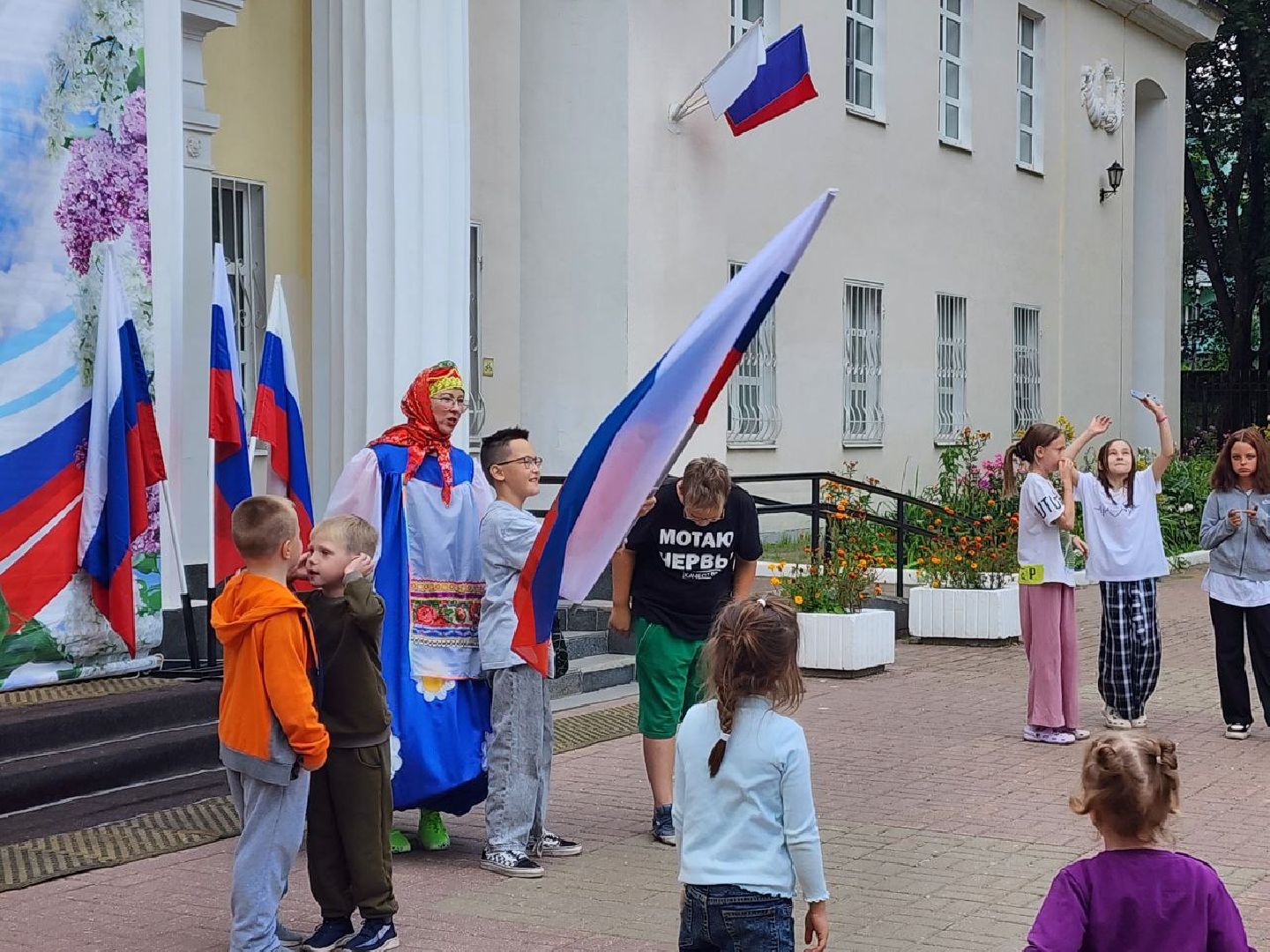 Красноармейск, Пушкинский, день флага, связь поколений