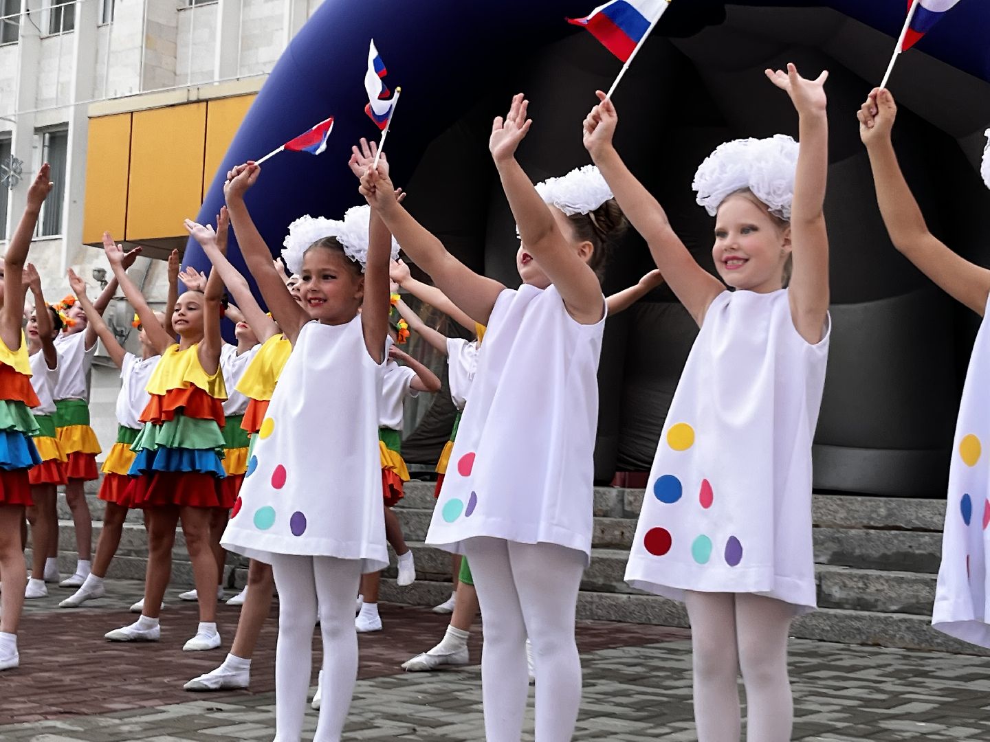 Наро-Фоминск, наро-фоминский городской округ, день флага, триколор, флешмоб