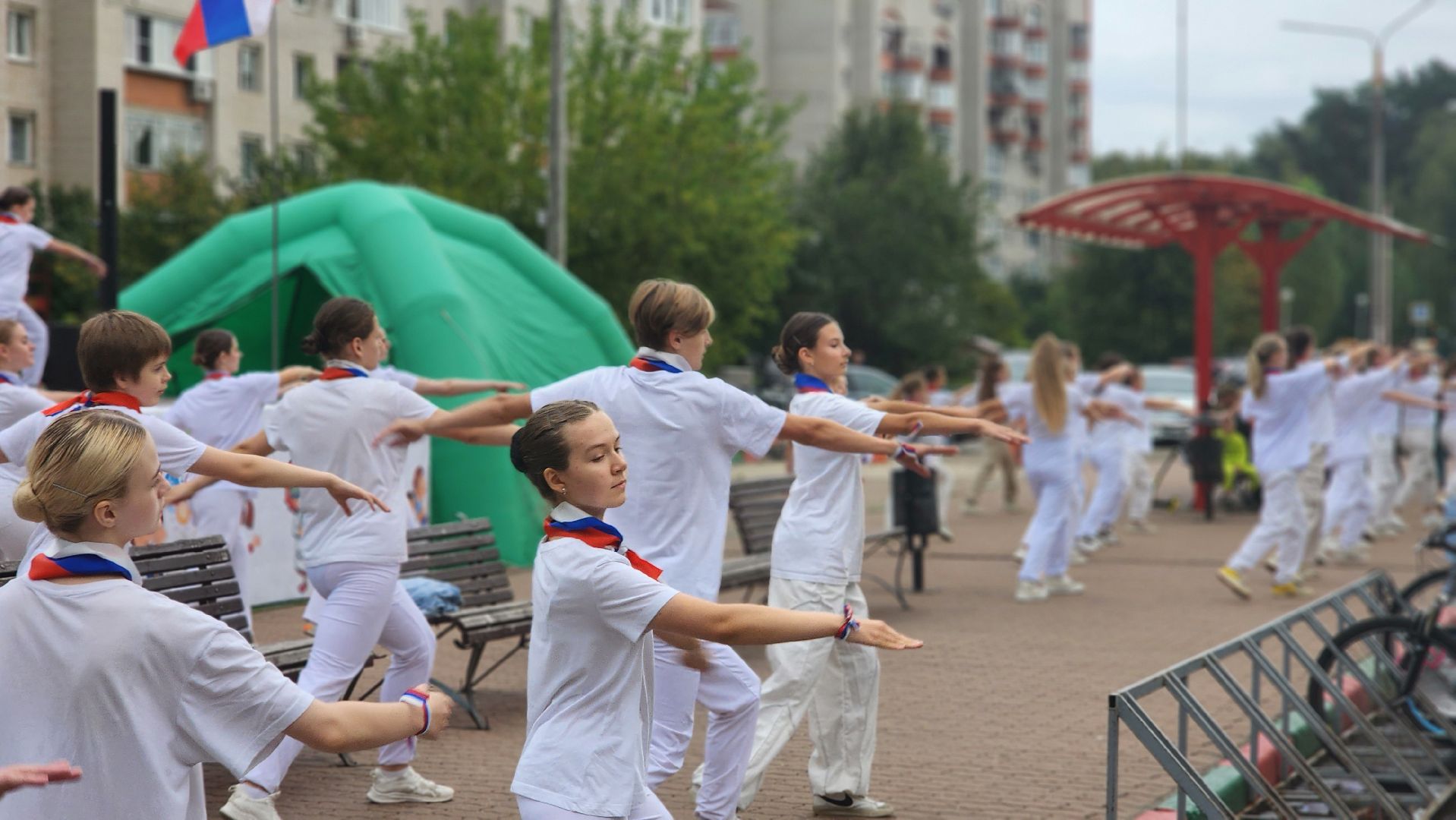 День Российского флага, триколор, праздник, Протвино, Россия - это мы